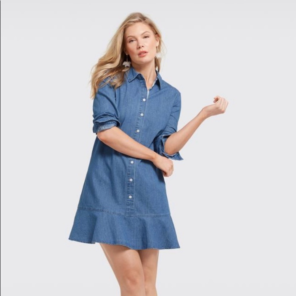 Draper James Chambray Tulip Dress